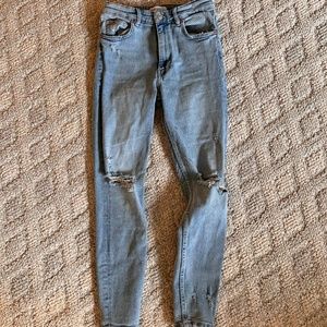 Zara high waist jeans size 6